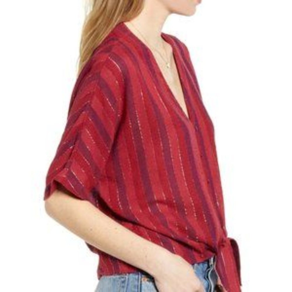 Rails Thea Tie Hem Button Down Shirt